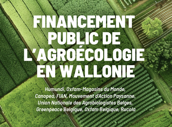 FINANCEMENT PUBLIC DE L’AGROÉCOLOGIE EN WALLONIE