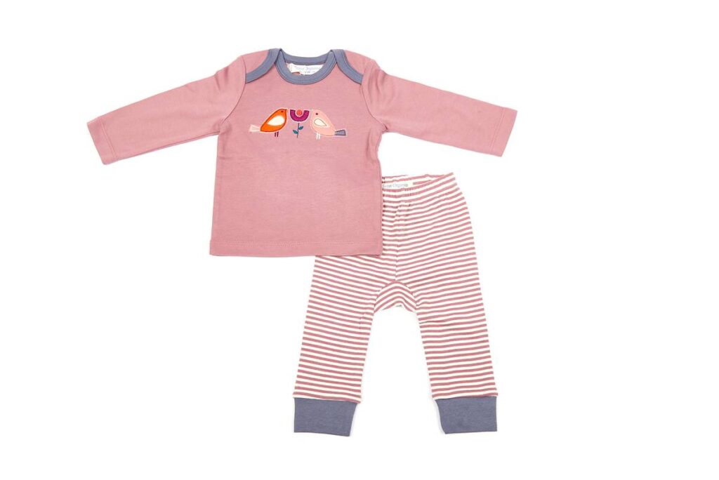 Pyjama Oiseaux en coton bio - 9/12 mois