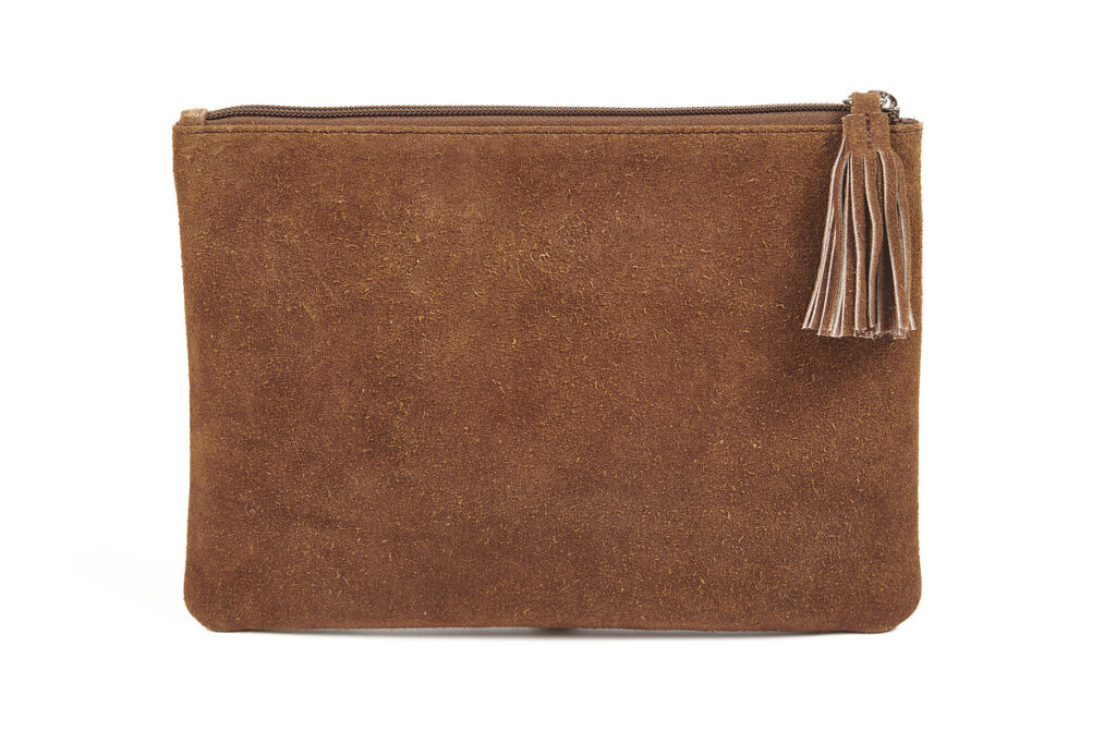 Pochette en daim