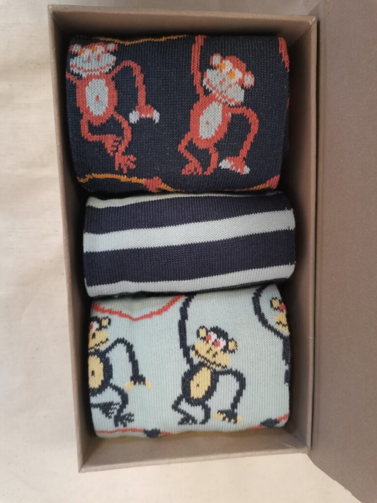 Chaussettes Singes 3X longues 43/46