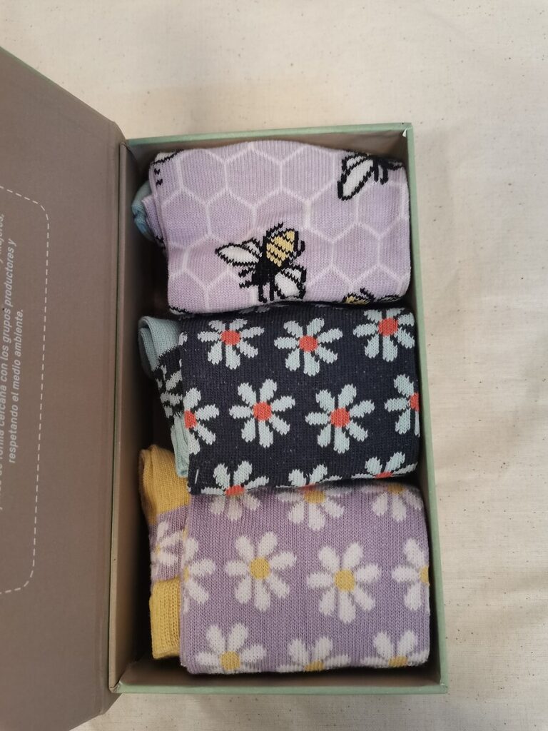 Chaussettes Fleurs 3X courtes 35/38