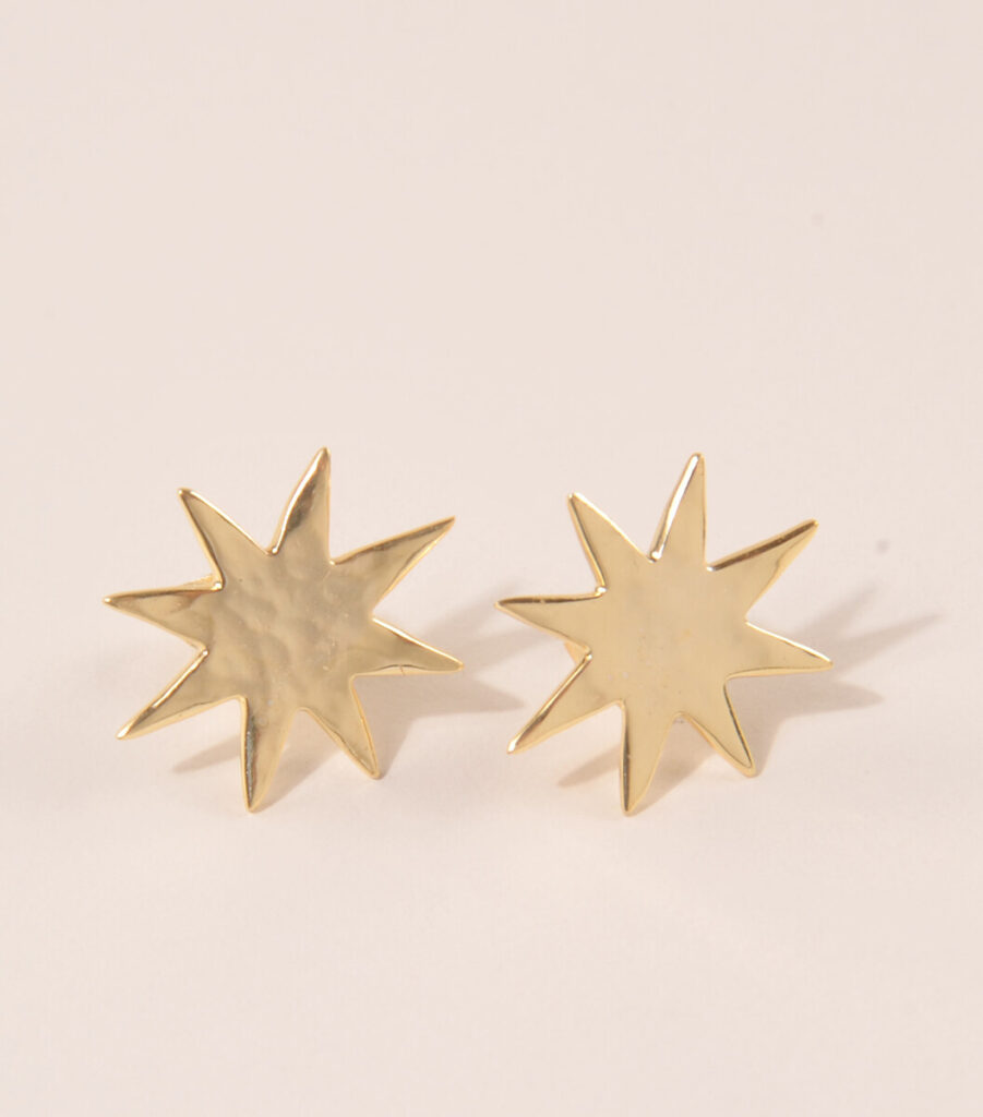 Boucles d'oreilles Spiky Stars