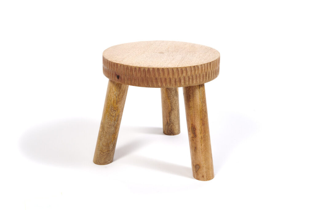 Tabouret en bois de mangue