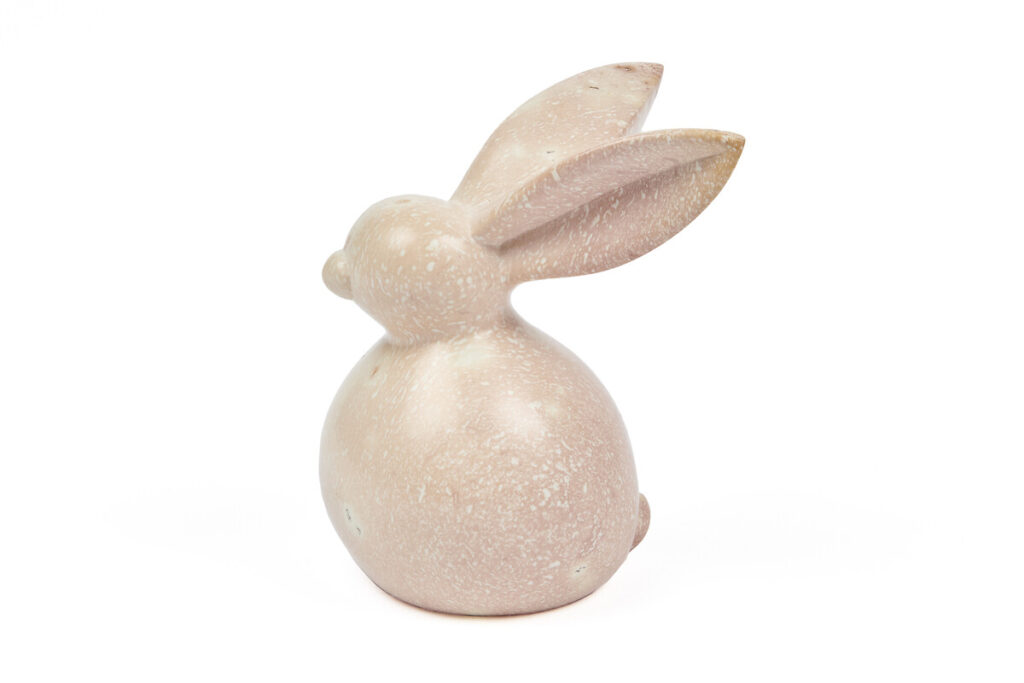 Lapin en saponite beige