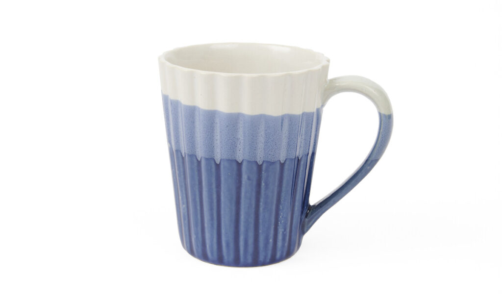 Mug ligné Bleu