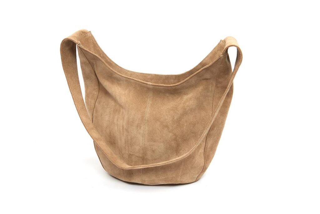 Sac beige en daim