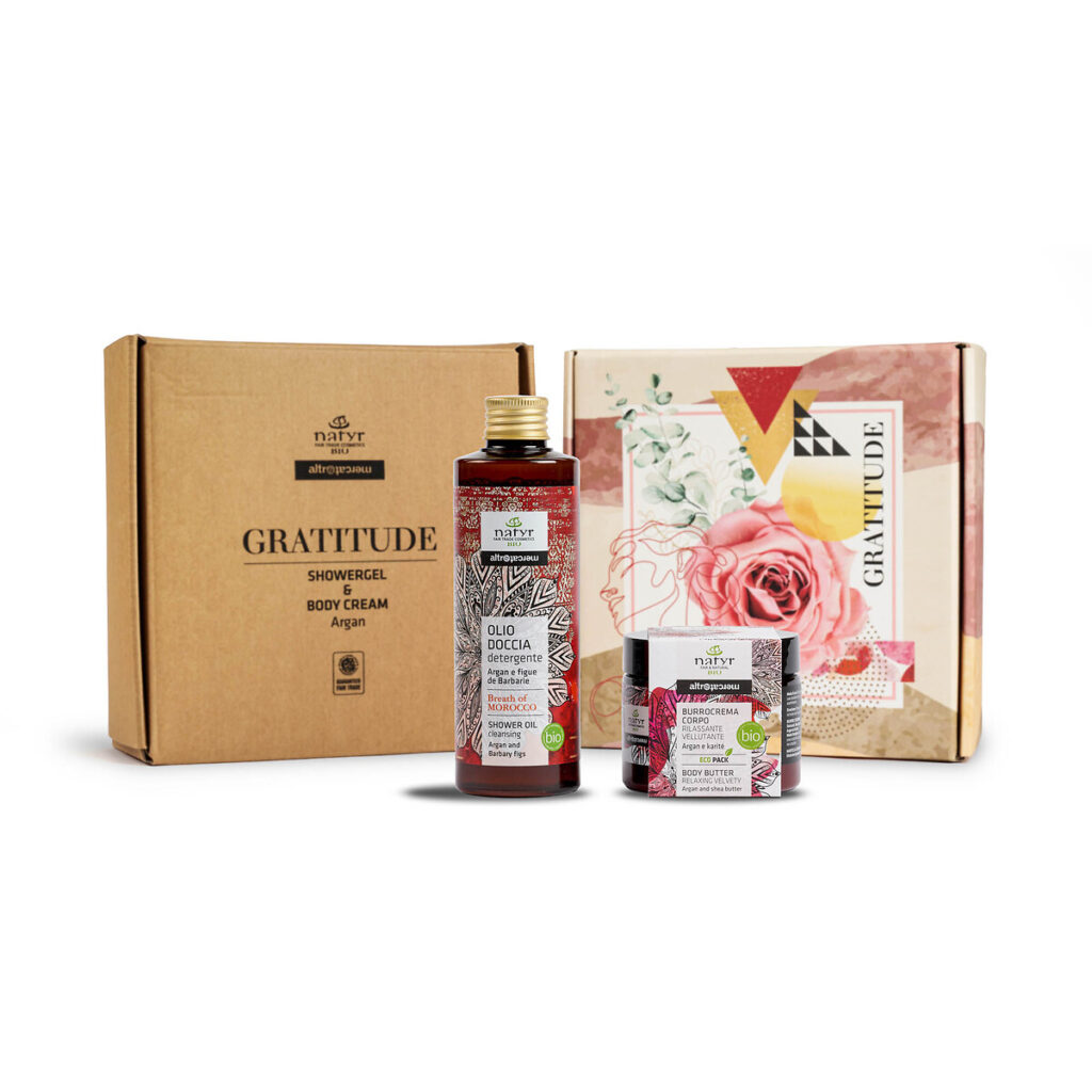 Coffret "Gratitude" huile douche et beurre corporel